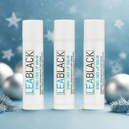 Lea Black Beauty® CBD Lip Balm Treatment 3-Pack Bundle