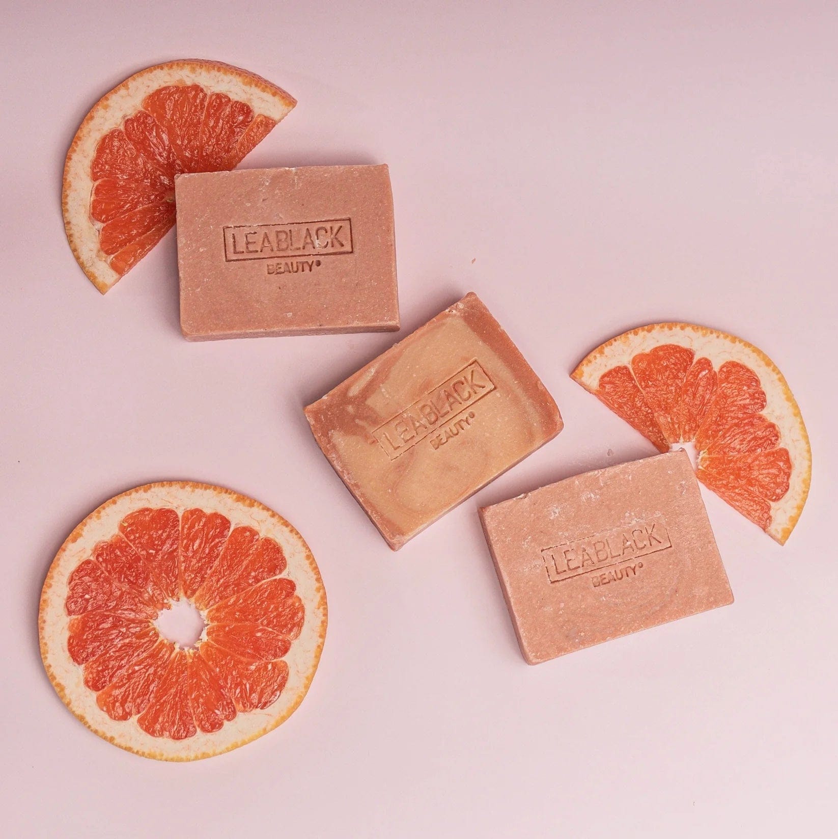 pink grapefruit orange essence beauty bars